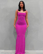 SS Sling Dress Rose Red