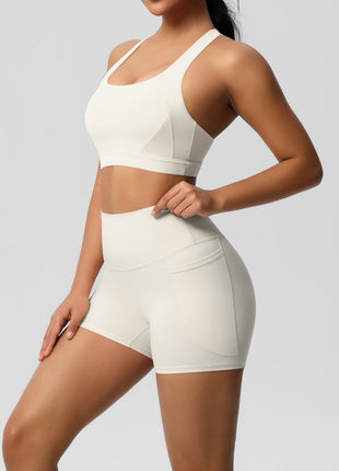 SS Yoga Set creamy white