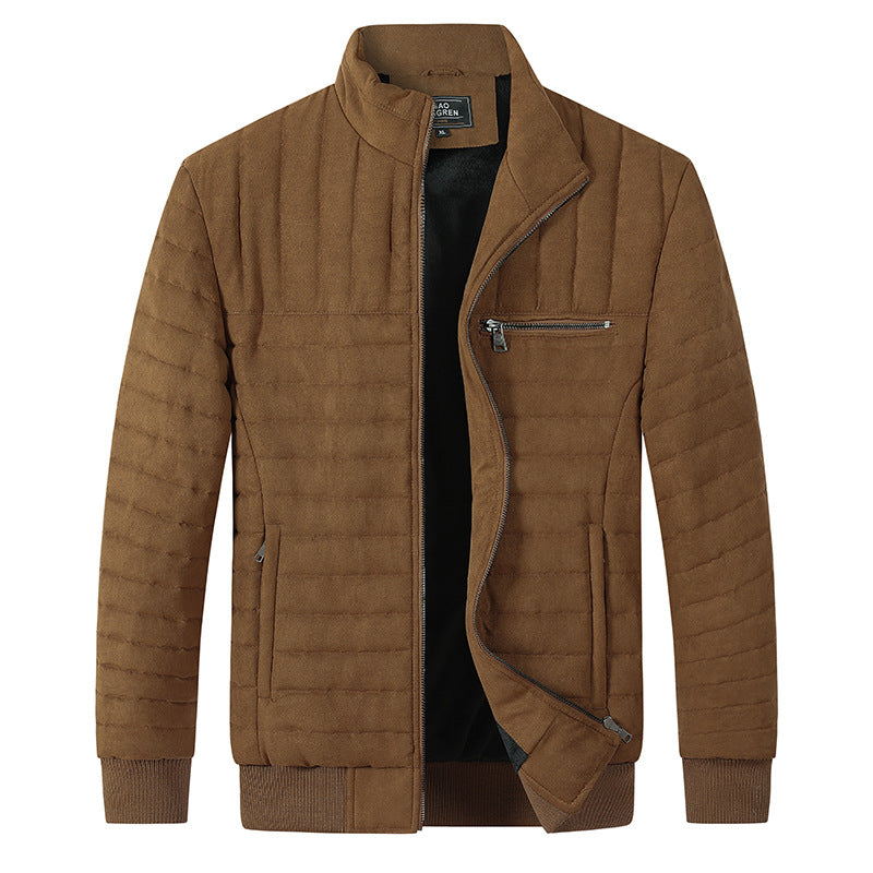 Men's Cotton-padded Jacket Thermal Khaki H