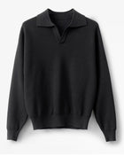 SS Men's Loose Sweater Black