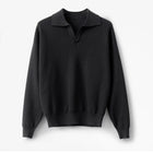 Men's Loose Long Sleeves Sweater Black