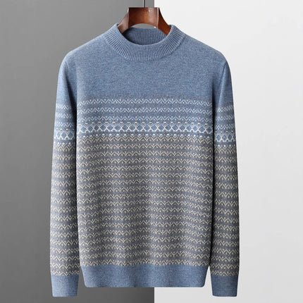 Men's Pure Wool Sweater Casual