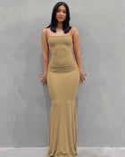 SS Sling Dress Khaki H