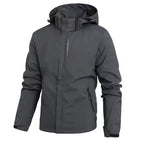 Men's Windproof Outdoor Thin Jacket Gray