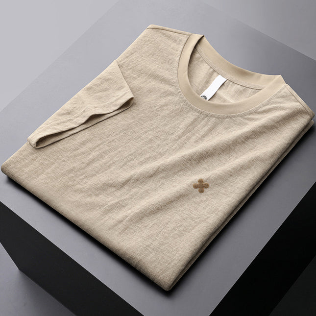 Breathable T-shirt Men's Apricot