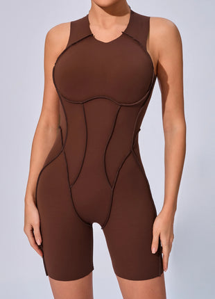SS Sport Jumpsuit Brown