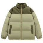 Winter Male New Cotton Thick Padded Coat Green