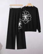 SS Two-piece Suit Black Free size