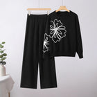 SS Two-piece Suit Black Free size