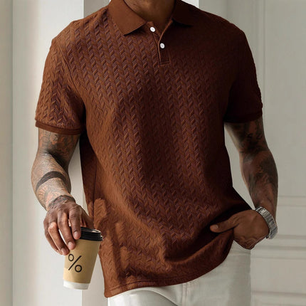 Men's Polo Collar Short-sleeved Shirt