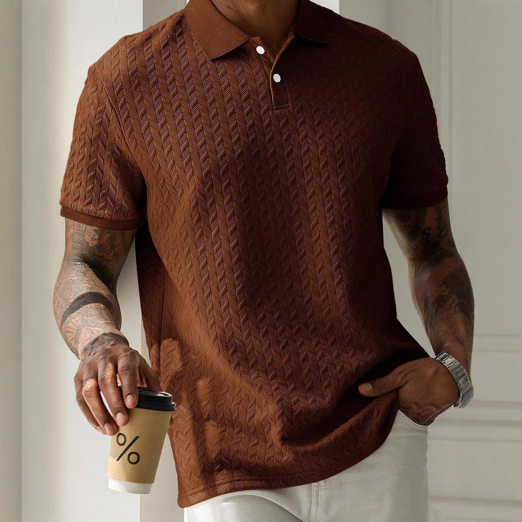 Men's Polo Collar Short-sleeved Shirt