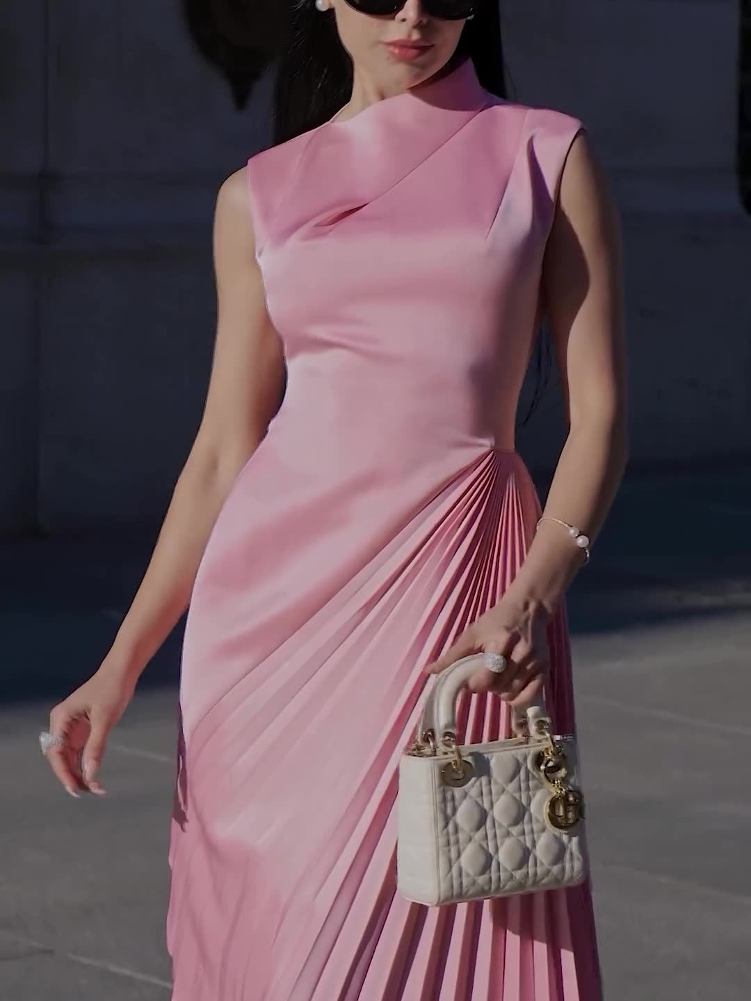 SS Pleated Dress