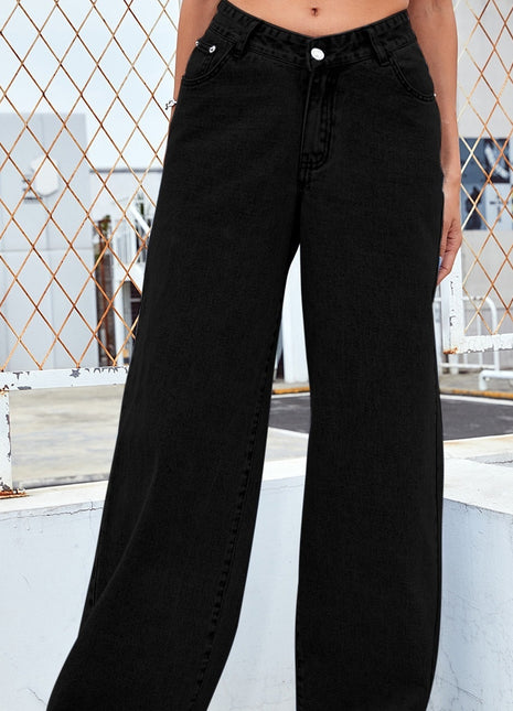 SS Micro elasticity Jeans Black