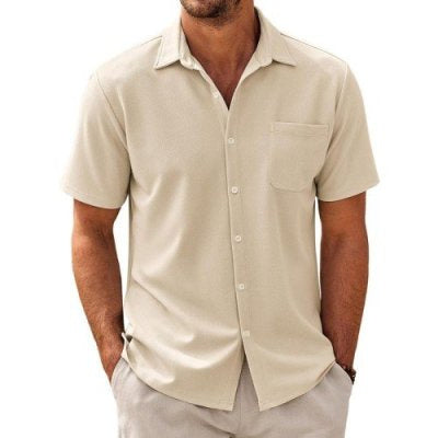 Men's Short Sleeve Khaki