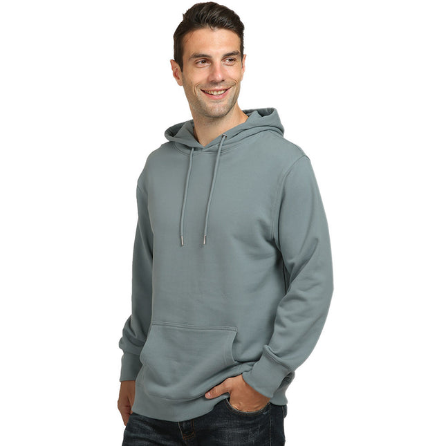 Men's Padded Terry Hoodie gray green