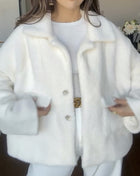 SS Furry Winter Coat White