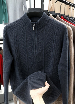 SS Men's Sweater Peacock Blue