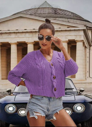 SS Button Down Sweater