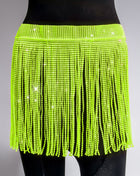 SS Rhinestone Skirt Light green