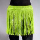 Rhinestone Strap Women's Skirt Light green