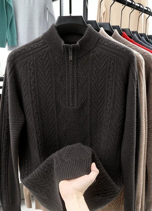 SS Men's Sweater Dark Brown