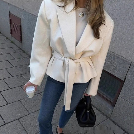 Women's Winter Street Woollen Coat