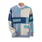 Cashmere Sweater Loose Round Neck Multicolor
