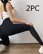 SS Yoga Pants 2pc Black