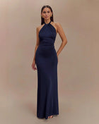 SS Maxi Dress dark blue