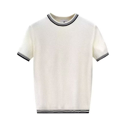 Men's Slim Fit Stretch Crew T-shirt White