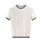 Men's Slim Fit Stretch Crew T-shirt White