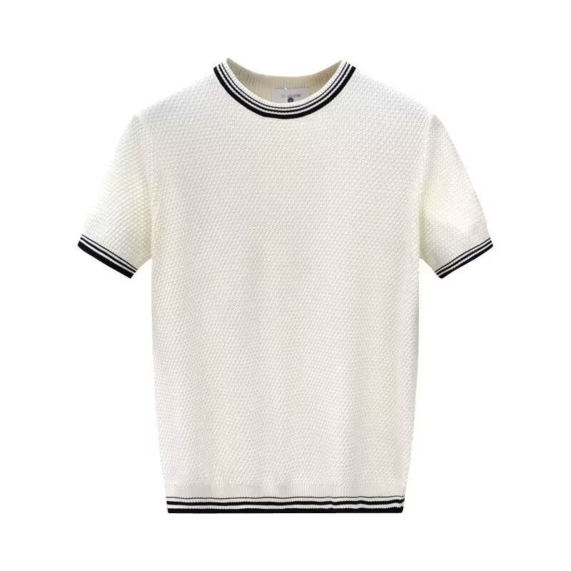 Men's Slim Fit Stretch Crew T-shirt White