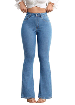 SS Flared Jeans Light blue