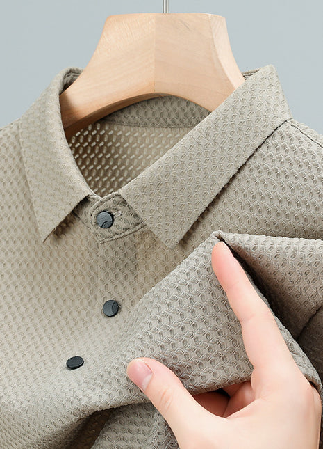 SS Men's Polo T-Shirt Khaki