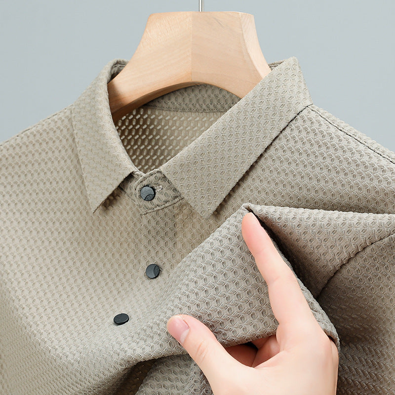 Men's Polo T-Shirt Khaki