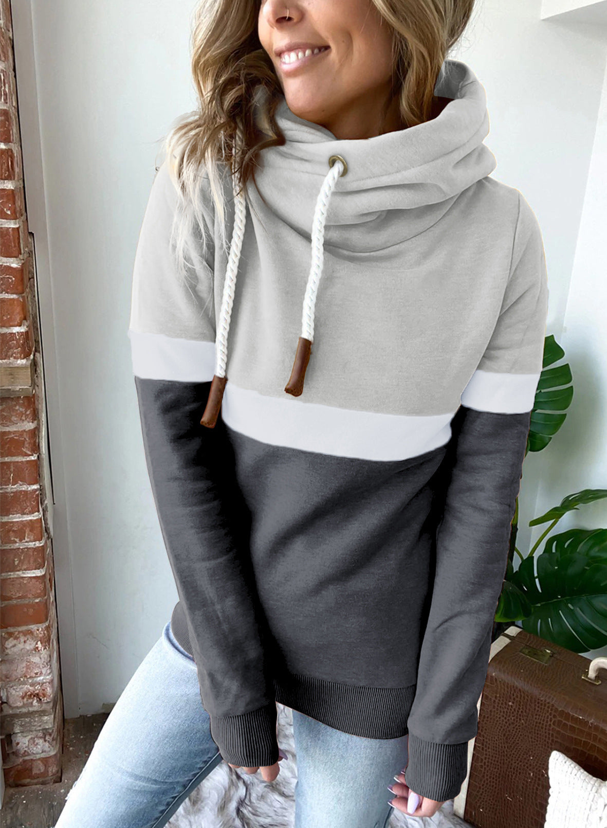 Women's Casual Sweatshirt Light Gray