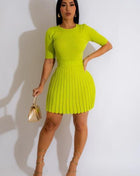 SS Knitted Set Yellow