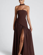 SS Evening Dress Dark Brown