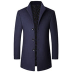 Autumn And Winter Casual Woollen Coat Men