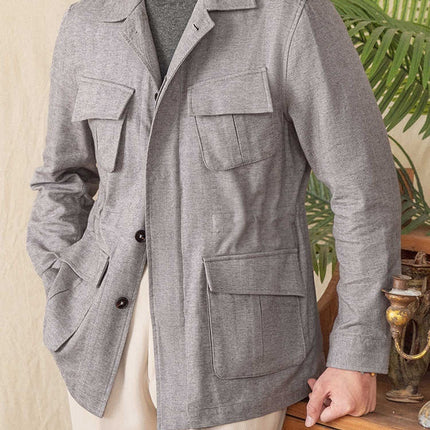Men's Herringbone Casual Retro Jacket