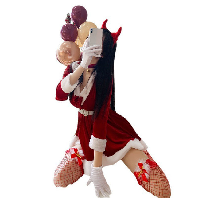 Women's Role-playing Pajamas Christmas Suit
