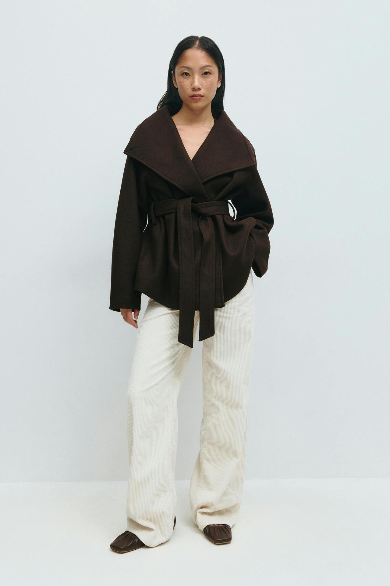 SS Autumn And Winter Coat Brown