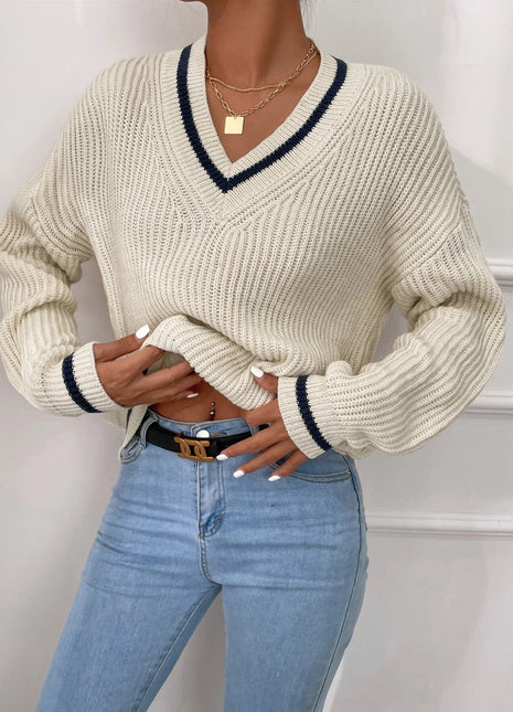 SS Pullover Sweater Apricot
