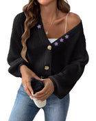 SS Cardigan Black