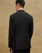 Men's Retro Collar Suit Two-piece Set