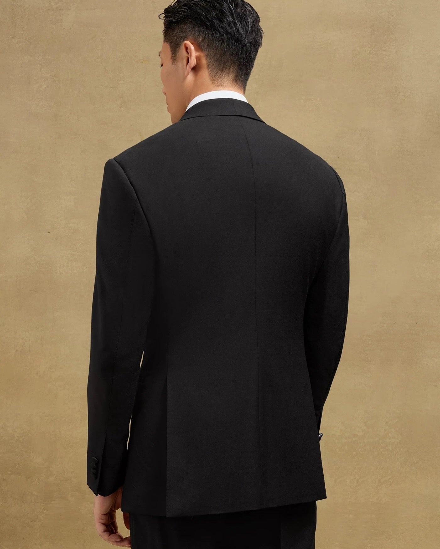 Men's Retro Collar Suit Two-piece Set