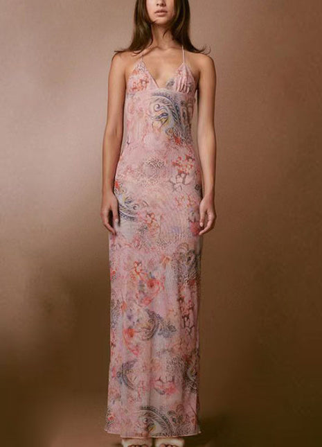 SS Evening Dress pink gold