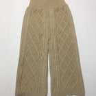 Wool High-waisted Knitted Pants Shorts caramel One size