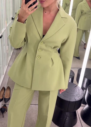 SS Fruit Green Suit Jacket & Pants Set