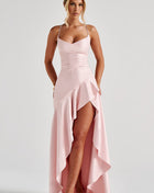 SS Ruffles Dress Pink